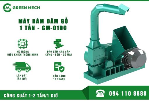 Máy băm dăm gỗ
