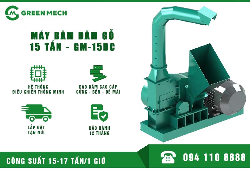Máy băm dăm gỗ