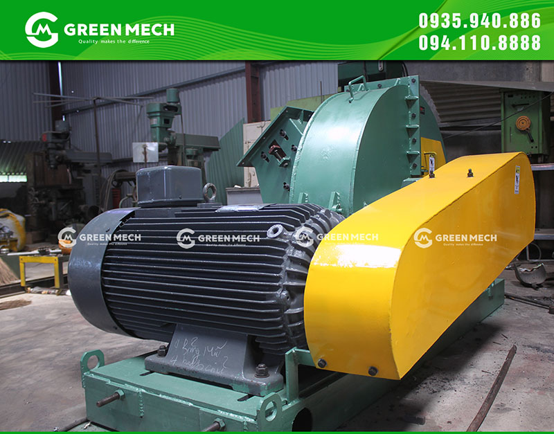 Máy băm gỗ 15 tấn tại Bình Phước