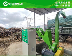 Máy băm gỗ chất lượng cao, có thiết kế đẹp và kết cấu máy chắc chắn