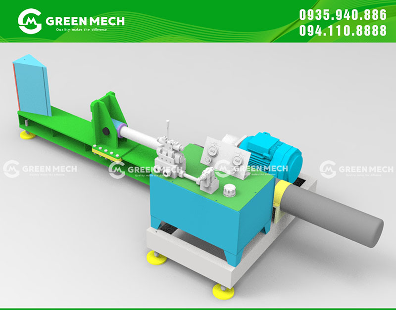 Máy bổ củi bằng công nghệ thủy lực