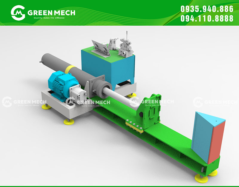 Máy bổ củi thủy lực GREEN MECH chất lượng