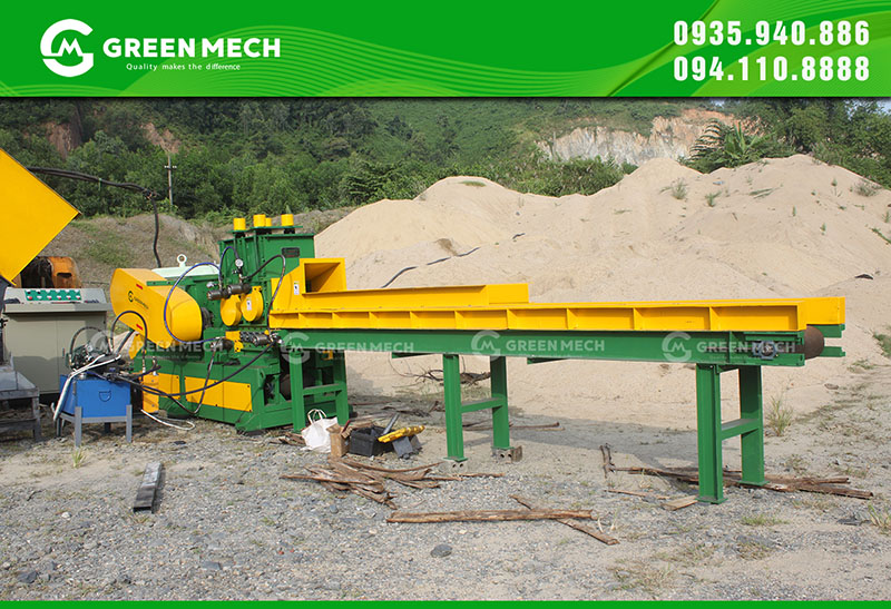 Máy nghiền gỗ thành mùn cưa GREEN MECH giúp tối ưu hóa việc sản xuất mùn cưa