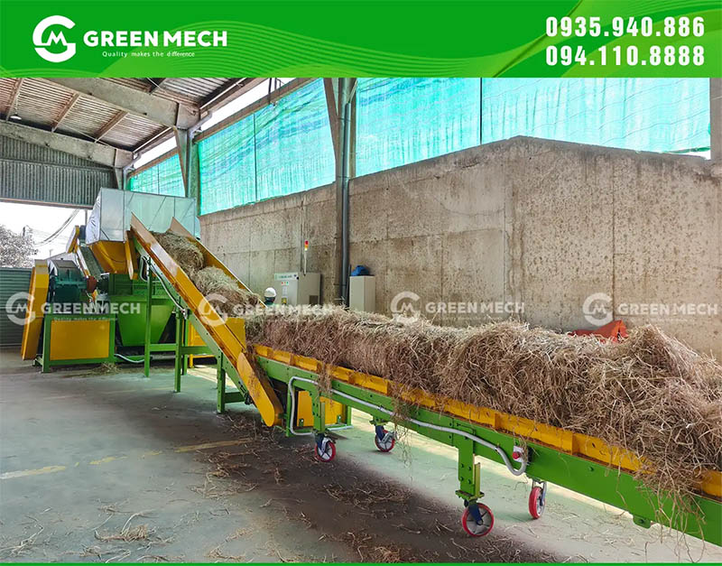 Máy nghiền 2 trục được lắp đặt tại Tây Ninh nhanh chóng