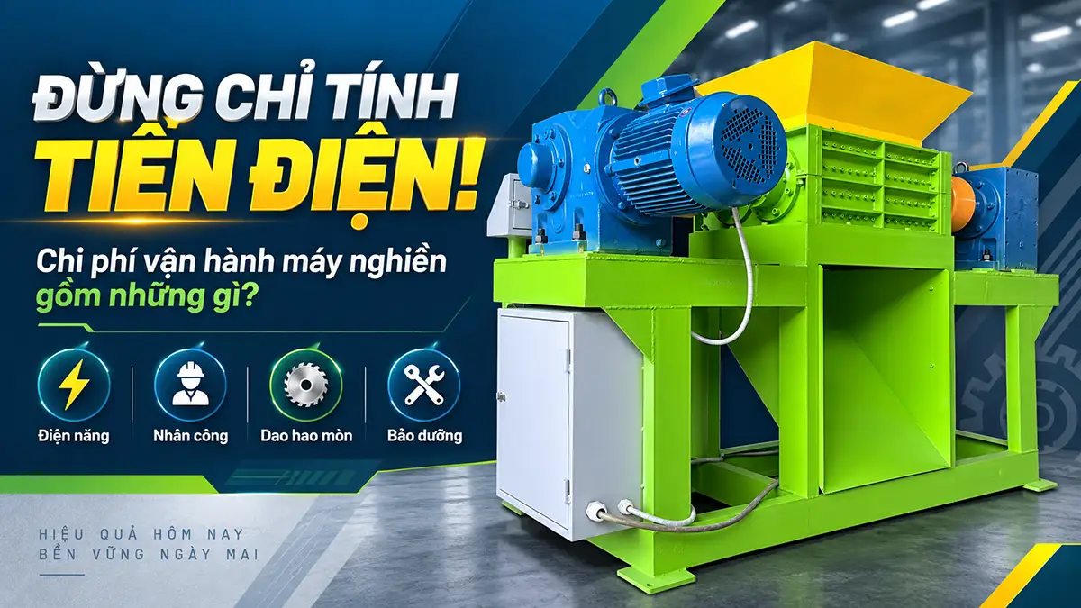 Chi phí vận hành máy nghiền gồm những gì?