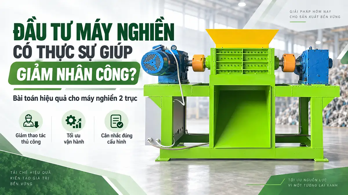 Có nên đầu tư máy nghiền để giảm nhân công